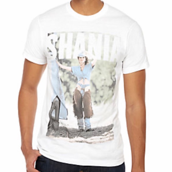 Tultex Other - NWT SHANIA TWAIN white shirt vintage style xxl